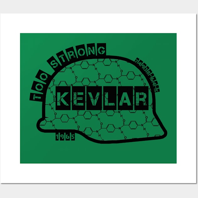 Kevlar polymer helmet design Wall Art by Hammett_Linear_Correlation